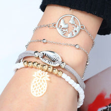 Load image into Gallery viewer, XIYANIKE 30 Style 2019 Bohemian Vintage Leaf Leaves Bangles Set Boho Charm Bead Bracelet For Women Jewelry Accessories Summer