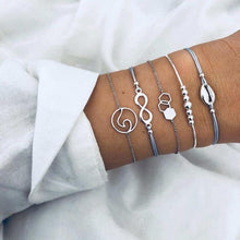 Load image into Gallery viewer, XIYANIKE 30 Style 2019 Bohemian Vintage Leaf Leaves Bangles Set Boho Charm Bead Bracelet For Women Jewelry Accessories Summer