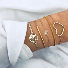 Load image into Gallery viewer, XIYANIKE 30 Style 2019 Bohemian Vintage Leaf Leaves Bangles Set Boho Charm Bead Bracelet For Women Jewelry Accessories Summer