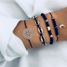 Load image into Gallery viewer, XIYANIKE 30 Style 2019 Bohemian Vintage Leaf Leaves Bangles Set Boho Charm Bead Bracelet For Women Jewelry Accessories Summer
