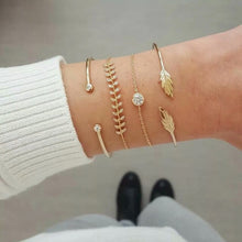 Load image into Gallery viewer, XIYANIKE 30 Style 2019 Bohemian Vintage Leaf Leaves Bangles Set Boho Charm Bead Bracelet For Women Jewelry Accessories Summer