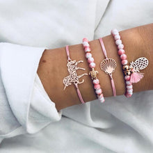 Load image into Gallery viewer, XIYANIKE 30 Style 2019 Bohemian Vintage Leaf Leaves Bangles Set Boho Charm Bead Bracelet For Women Jewelry Accessories Summer