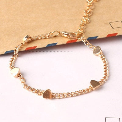 New Fashion Gold silver Moon Star Charms bracelet for Women Accessories Bracelets 4g
